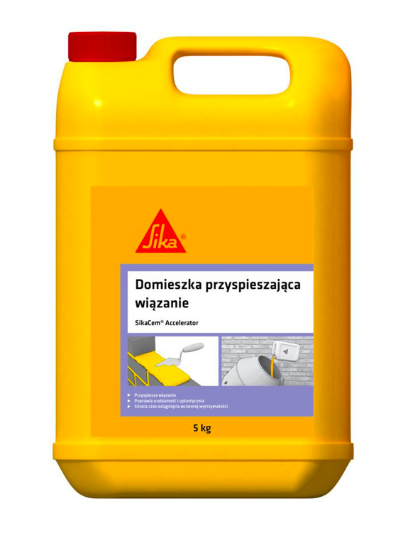 SIKA SIKACEM ACCELERATOR PRZYSPIESZACZ WIĄZANIA 5KG