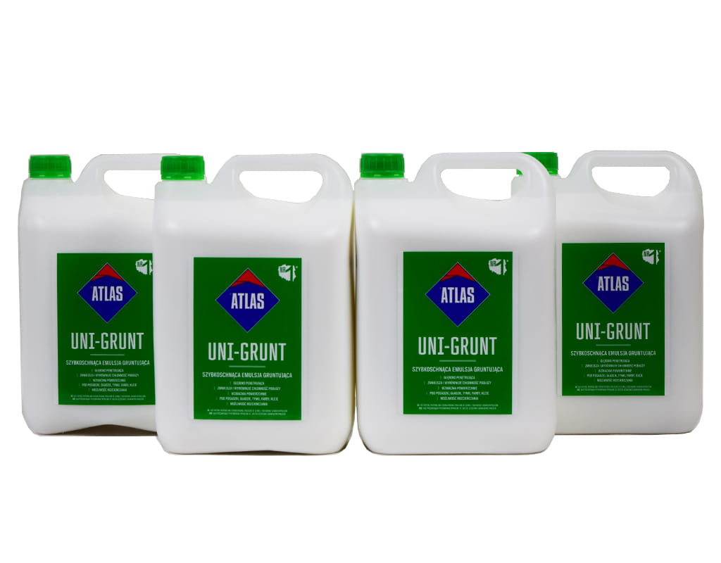 ATLAS UNIGRUNT 20 LITRÓW (4 x 5L) EMULSJA SZYBKOSCHNĄCA
