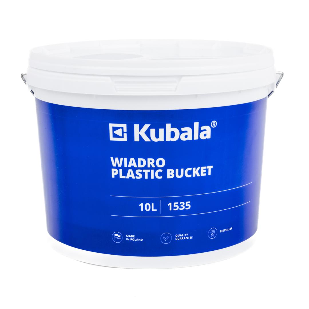 KUBALA WIADRO Z TWORZYWA MURARSKIE Z POKRYWĄ I PODZIAŁKĄ 10L (1535)