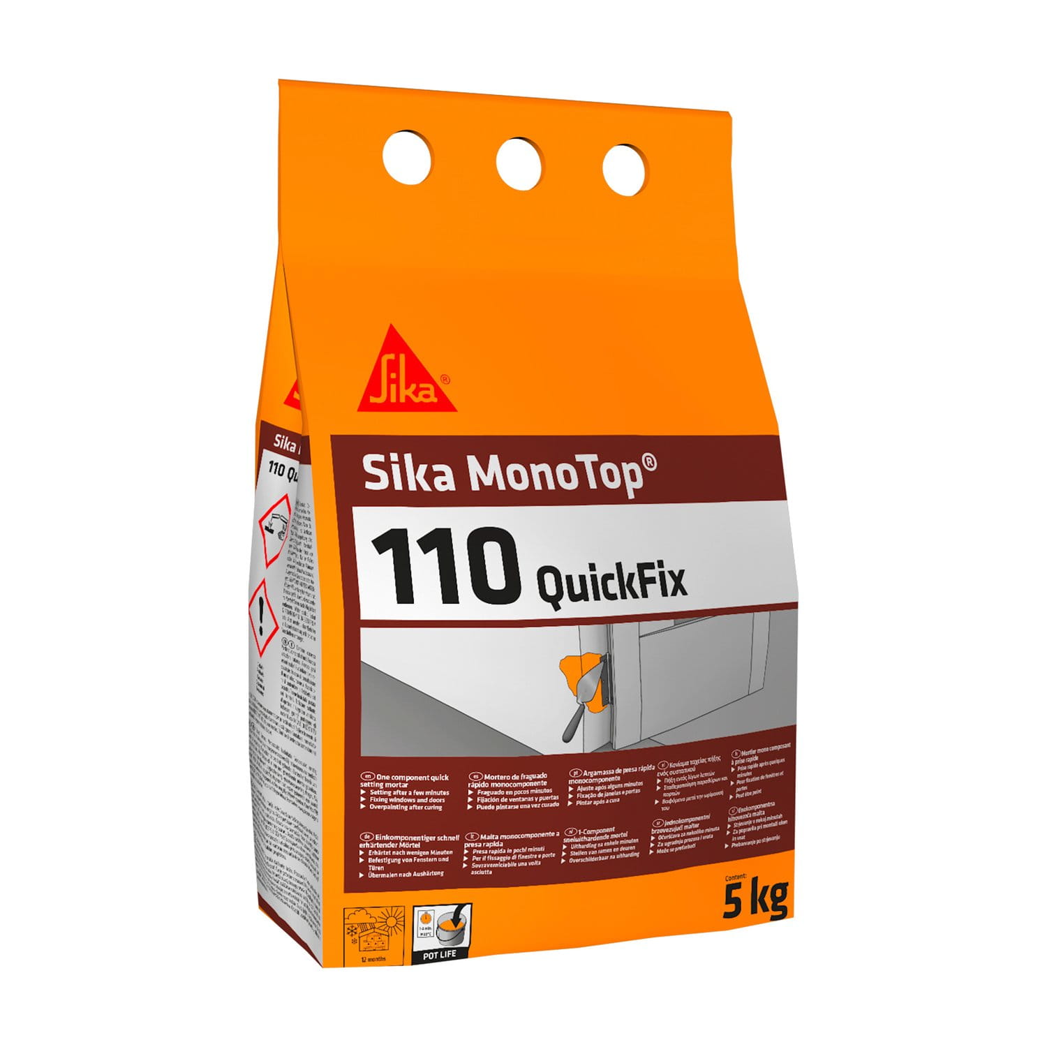 SZYBKOWIĄŻĄCA GOTOWA ZAPRAWA SIKA MONOTOP -110 QUICKFIX 5KG