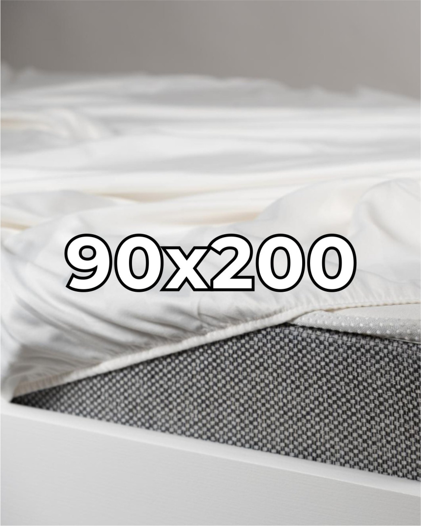 Prześcieradło hotelowe z gumką 90x200 cm Adamaszek 100% bawełna