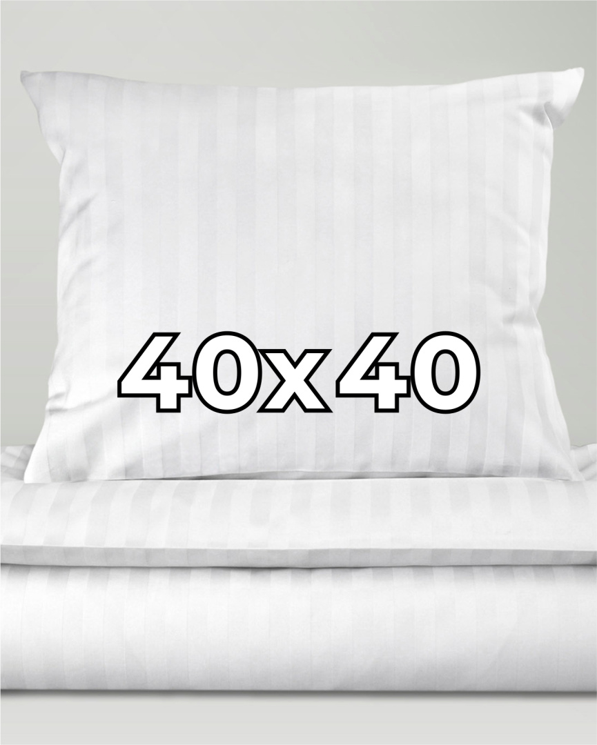 Poszewka hotelowa na poduszkę 40x40 cm Adamaszek