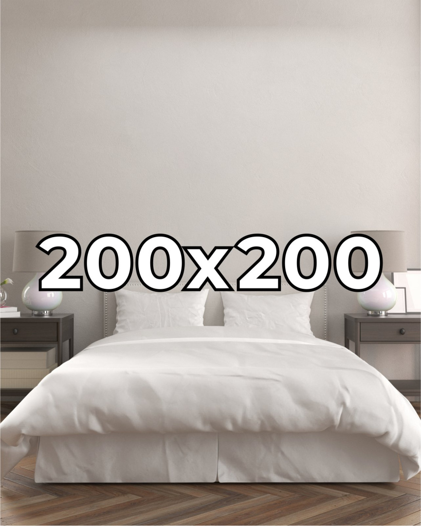 Poszwa hotelowa na kołdrę 200x200 cm Płótno bawełniane