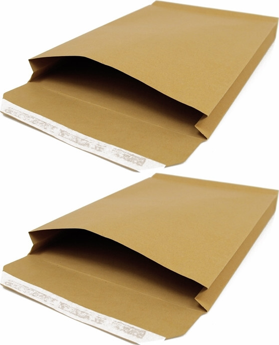 2x Koperta rozszerzana Bong, B4 z paskiem HK, 25 sztuk, brązowy