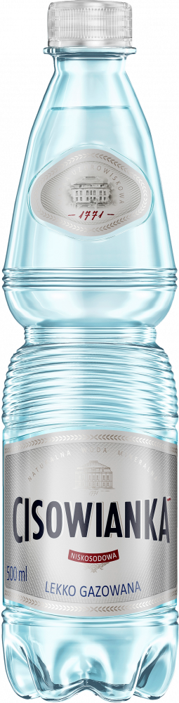Woda lekko gazowana Cisowianka, 0.5l, butelka PET