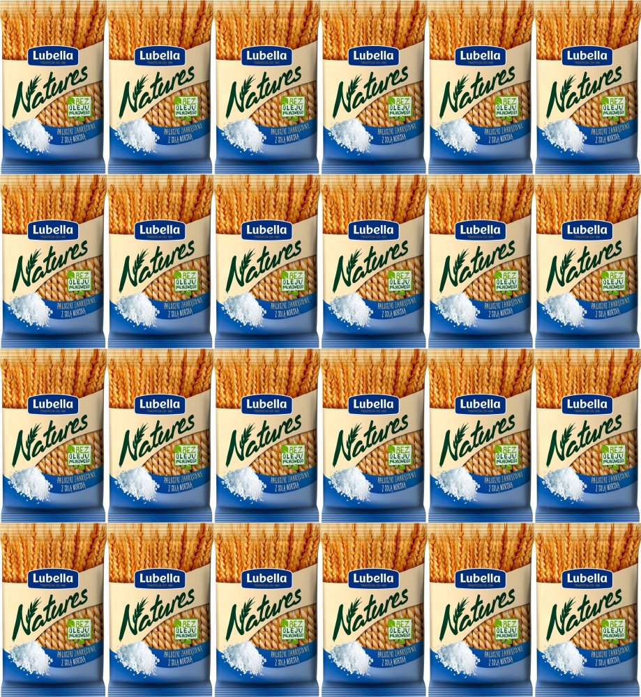 24x Paluszki Lubella Natures, z solą morską, 70g