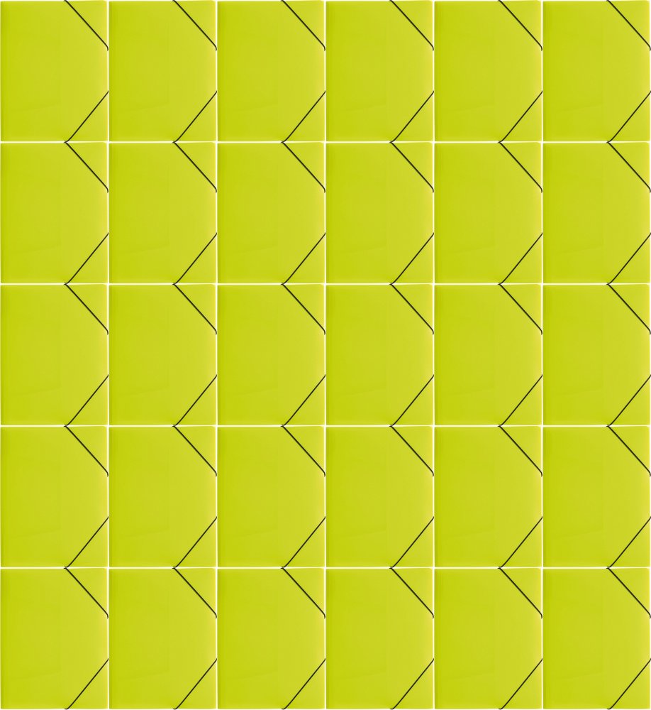 40x Teczka plastikowa z gumką Pagna, A4, 3 skrzydłowa, zielony pastelowy