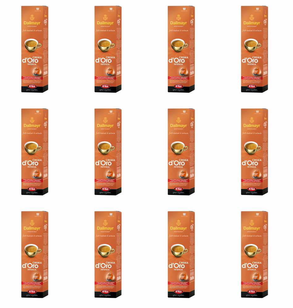 12x Kapsułki do ekspresu Dallmayr Crema D ́Oro Intensa UTZ, 10 sztuk, 78g