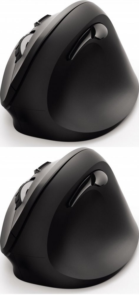 2x Myszka bezprzewodowa Hama EMW-500, pionowa, optyczna, czarny