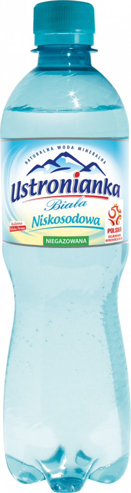 Woda niegazowana Ustronianka, niskosodowa, 0.5l, butelka PET