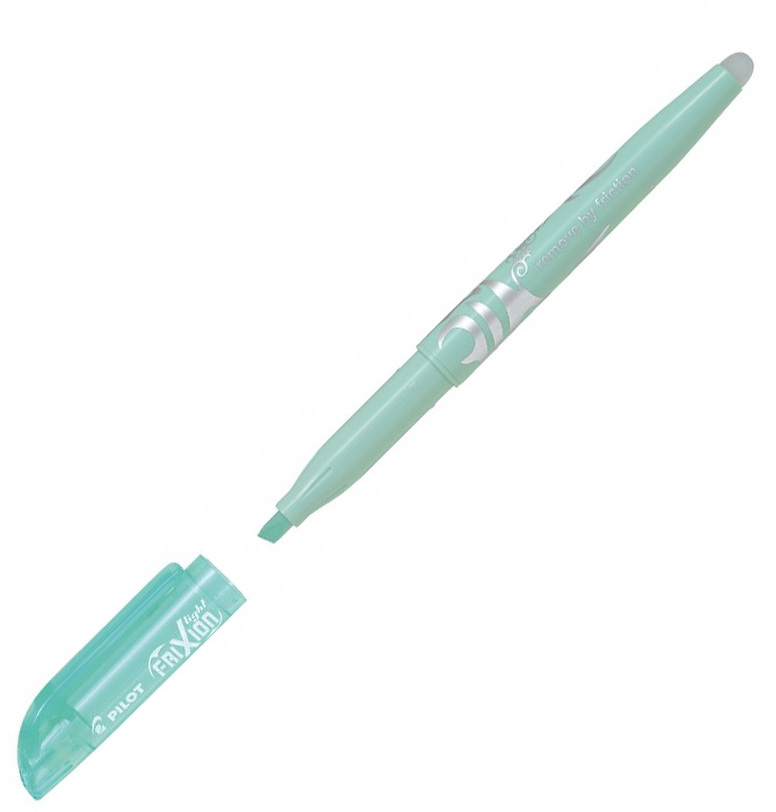 Zakreślacz wymazywalny Pilot, Frixion Light Soft, ścięta, 4mm, zielony pastelowy