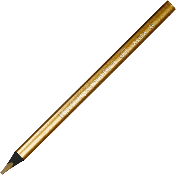 Kredka ołówkowa trójkątna Astra Jumbo, złota