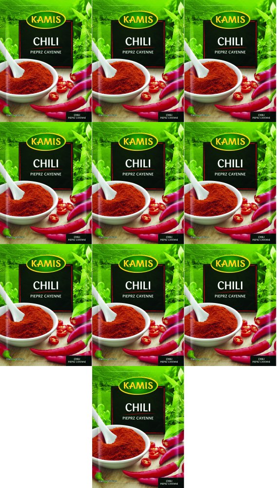 10x Chili mielone Kamis, 15g