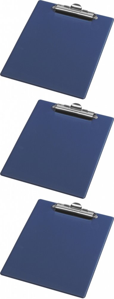 3x Clipboard Panta Plast Fokus, A4, granatowy