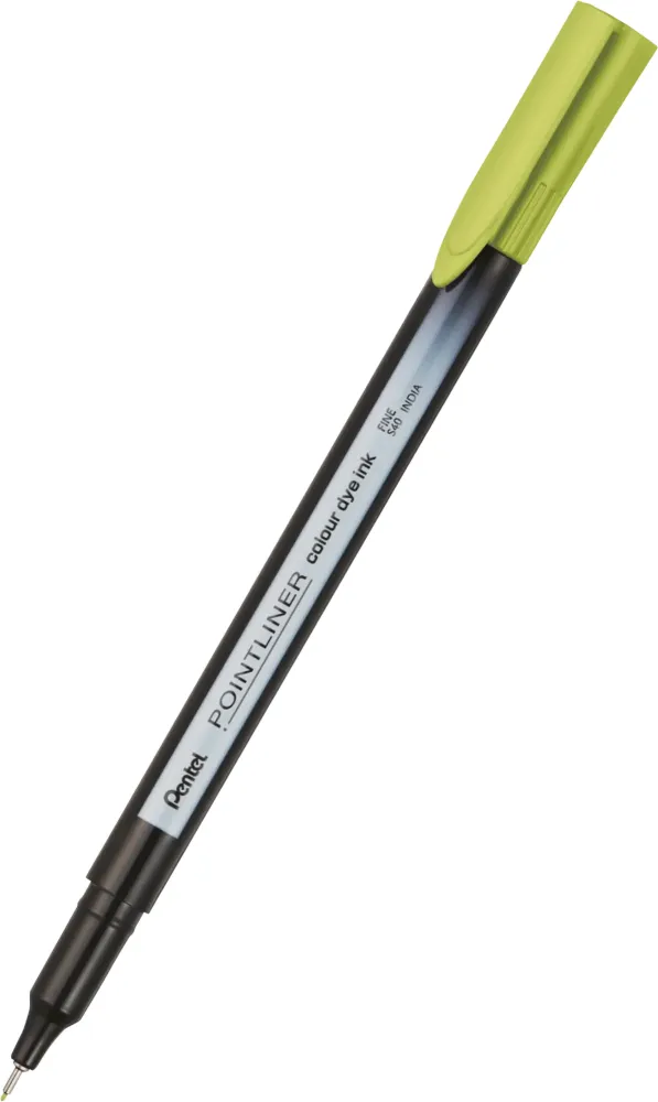 Cienkopis Pentel Pointliner Colour, limonkowy