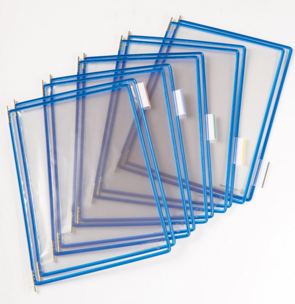 Panel informacyjny Tarifold, A4, 10 sztuk, niebieski