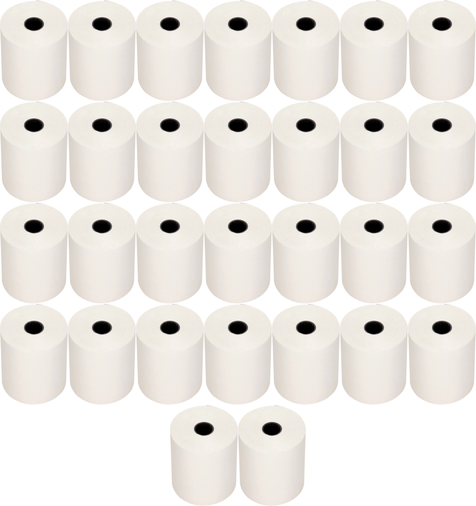120x Rolka offsetowa Emerson, 57mmx25m, 55+/-5g/m2, biały