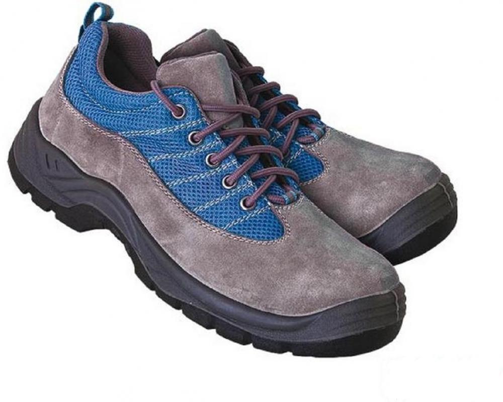 Półbuty robocze Reis Xreis BRX, skóra bydlęca welurowa, rozmiar 39, szaro-niebieski