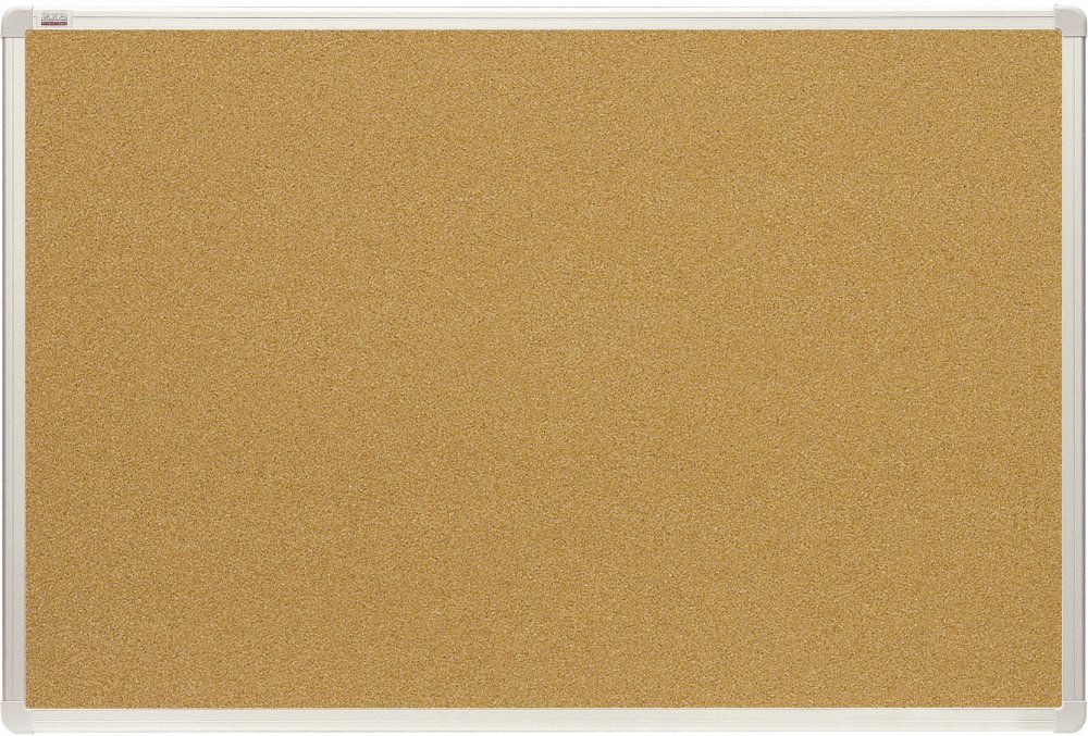 Tablica korkowa, 2x3, w ramie aluminiowej, 40x60cm, brązowy