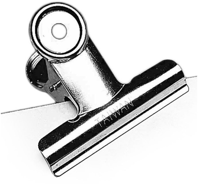 Klip biurowy Leniar, 60mm, 1 sztuka, srebrny