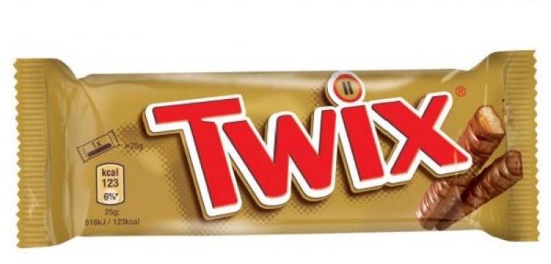 Baton Twix, 50g, karmelowy w czekoladzie