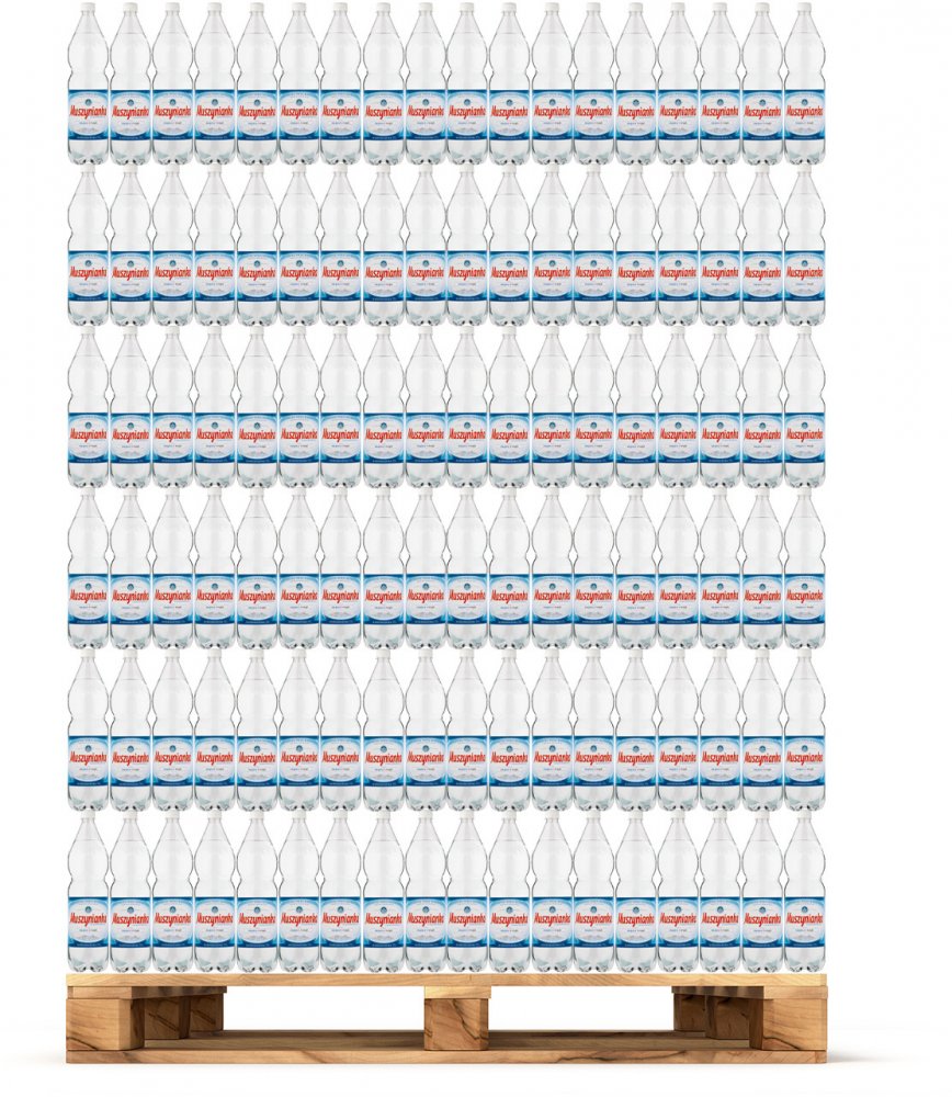 504x Woda gazowana Muszynianka, 1.5l, butelka PET