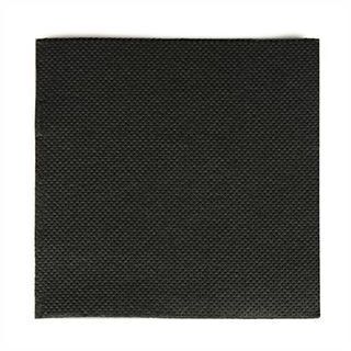 Serwetki Papstar, 20x20cm, 2-warstwowe, składane w 1/4, 125 sztuk, czarny