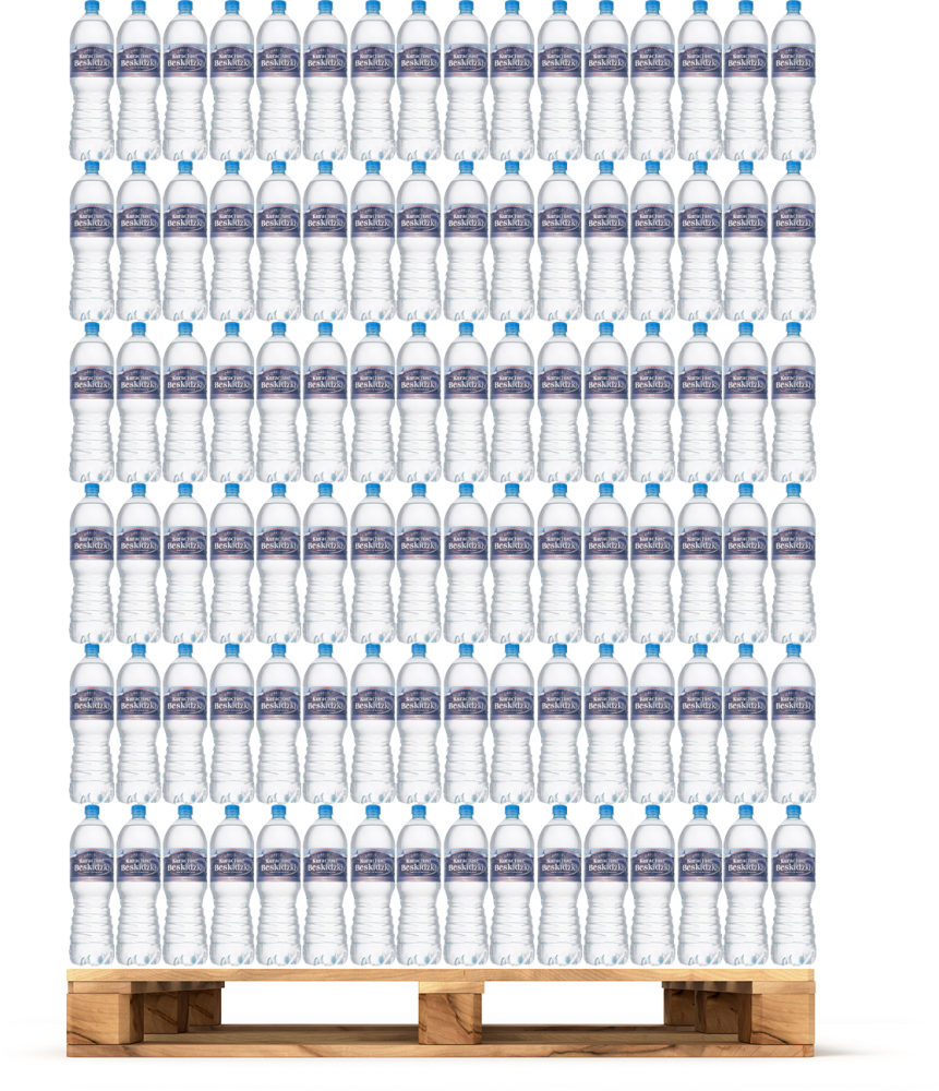 504x Woda niegazowana Kuracjusz Beskidzki, 1.5l, butelka PET