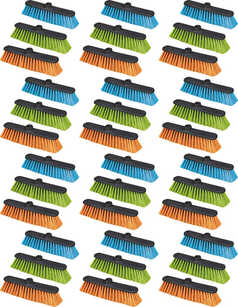 12x Miotła Azur, 33cm, 1 sztuka, mix kolorów, końcówka