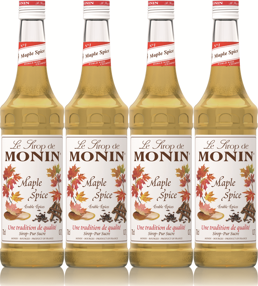 4x Syrop Monin, klonowy korzenny, 700ml