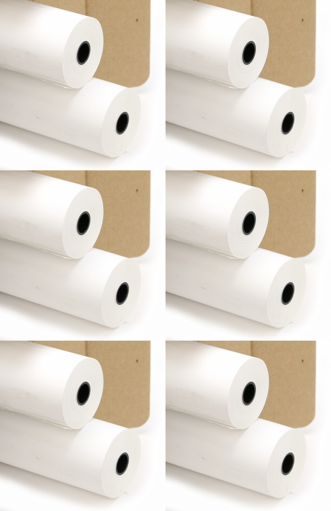 6x Papier do faksu Drescher Polska Sp. z o.o., 210mm x 15m, 48g/m2, biały