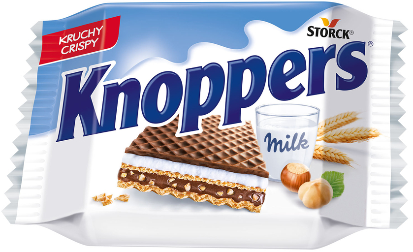 Wafelek Knoppers,mleczno-orzechowy, 25g