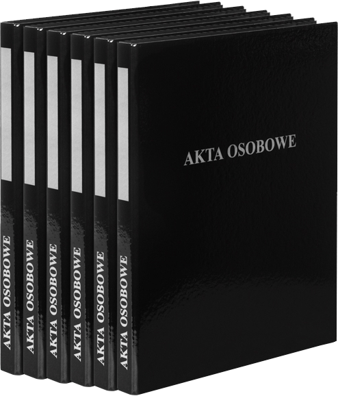 6x Segregator ringowy VauPe do akt osobowych, A4, 20mm, 2 ringi, czarny