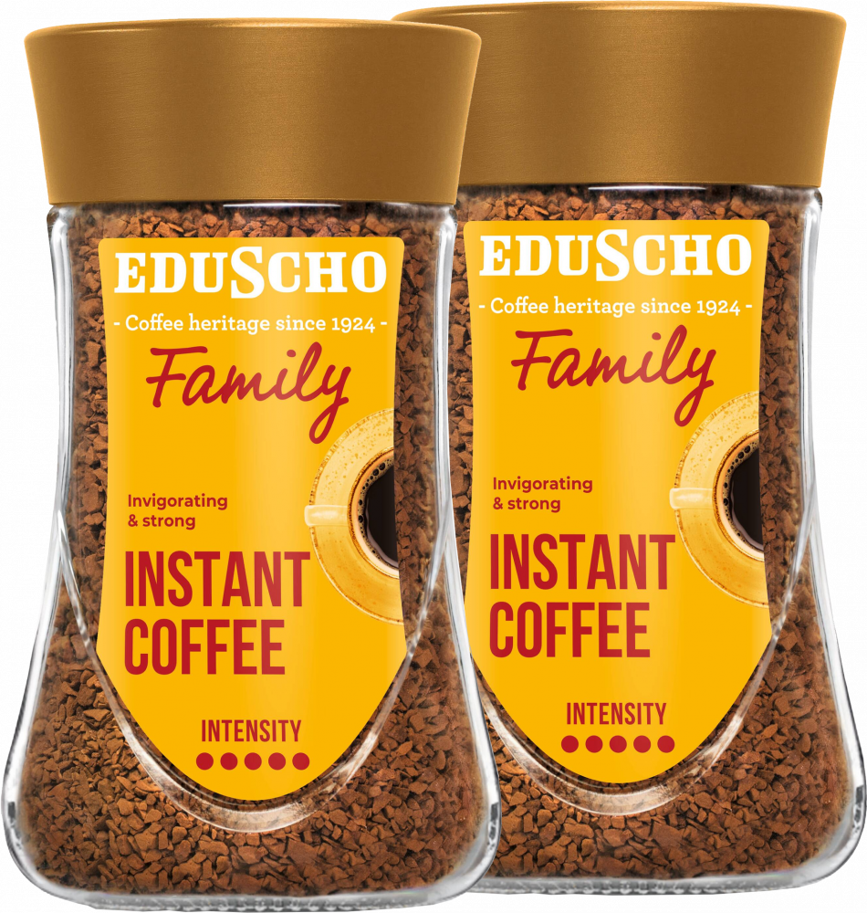 2x Kawa rozpuszczalna Eduscho Family, 200g