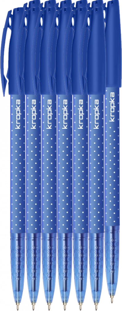 12x Długopis Rystor, Kropka, 0.5mm niebieski