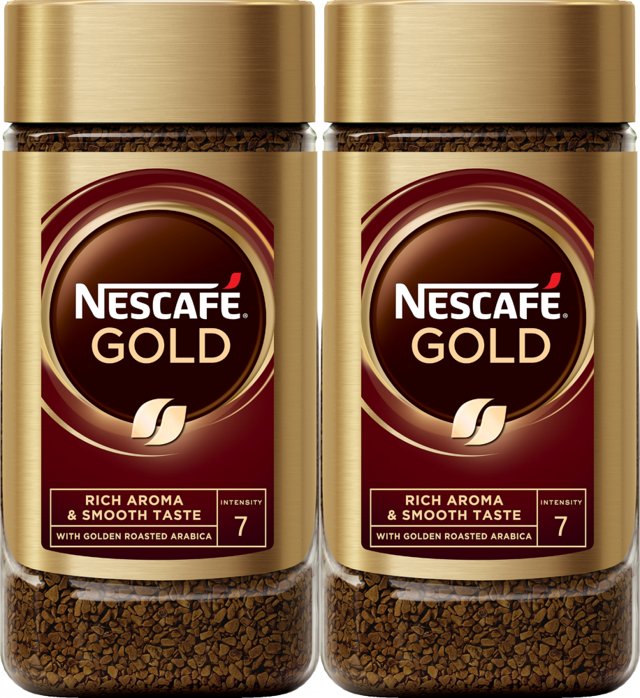 2x Kawa rozpuszczalna Nescafé Gold, 200g
