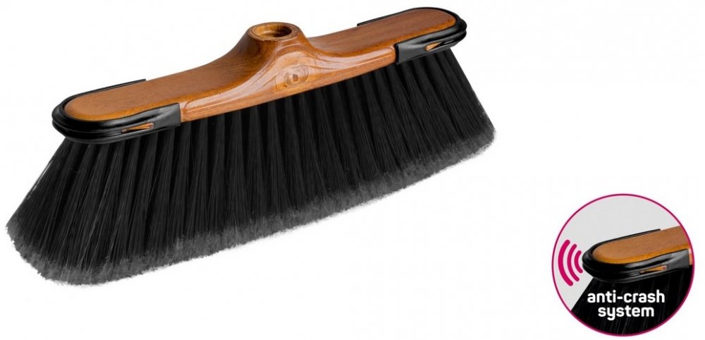 Miotła York Grand, 34cm, brązowy - końcówka