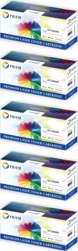 5x Toner Prism HT-230AN (30A, CF230A, CRG051), 1600 stron, black (czarny)