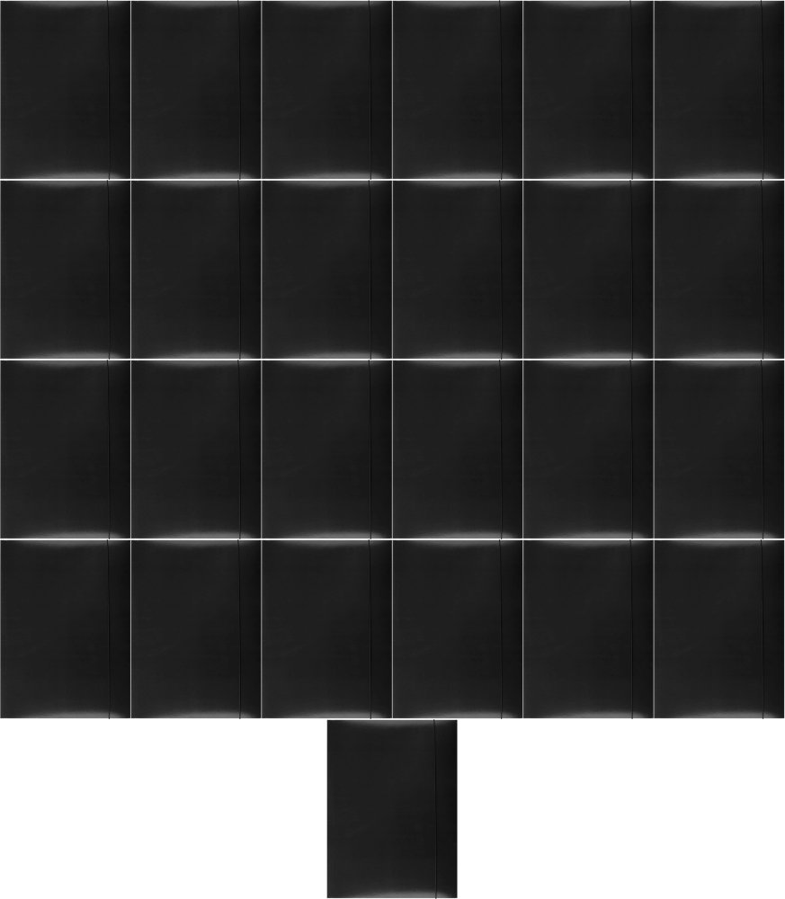 25x Teczka z gumką Barbara, A4, klejona, lakierowana, czarny