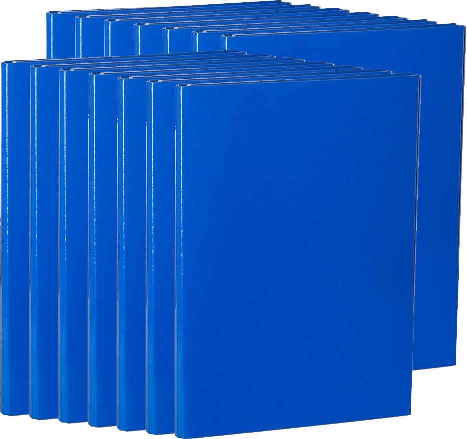 14x Teczka skrzydłowa na rzepy VauPe 323/03, A4, 20mm, niebieski