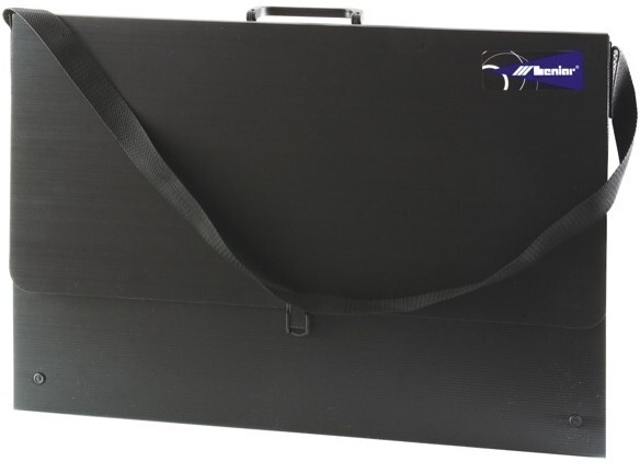 Teczka na rysunki Leniar 90423, A1, czarny