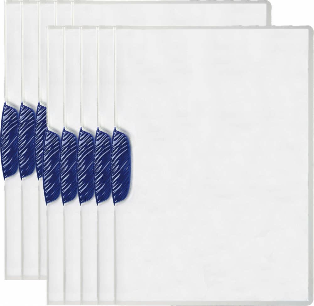 10x Skoroszyt plastikowy Durable Swingclip z klipsem, A4, do 30 kartek, granatowy