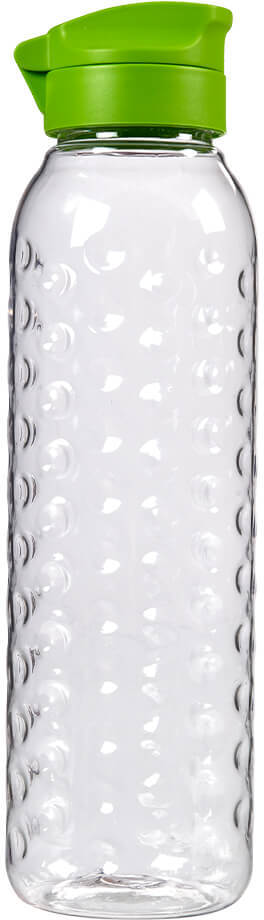 Butelka/bidon Curver Dots, 750ml, transparentny/zielony