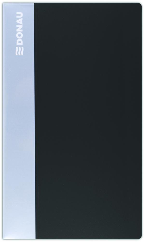 Wizytownik Donau, na 120 wizytówek, czarny