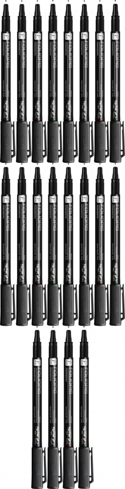 5x Foliopis Rystor, FF, okrągła, 0.6 mm, 5 sztuk, mix kolorów