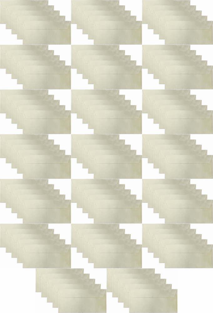 20x Koperta ozdobna Galeria Papieru Millenium, DL, 120g/m2, 10 sztuk, kremowy