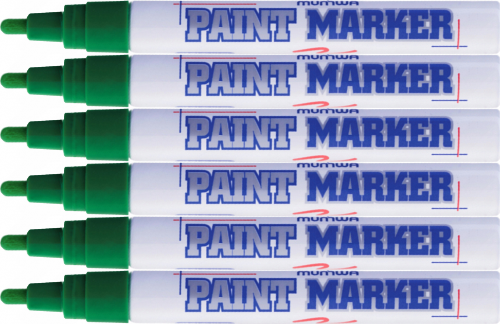 6x Marker olejowy MunHwa, okrągła, 4mm, zielony