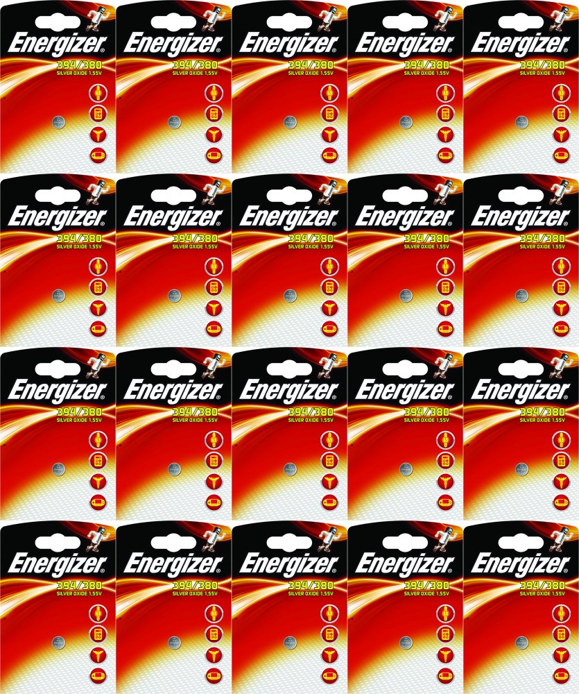 20x Bateria zegarkowa Energizer, 394/380, 1 sztuka