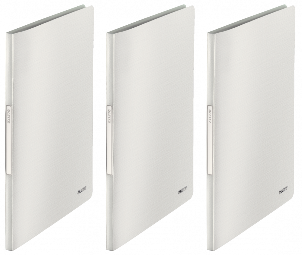 3x Album ofertowy Leitz Style, A4, 20 koszulek, biały