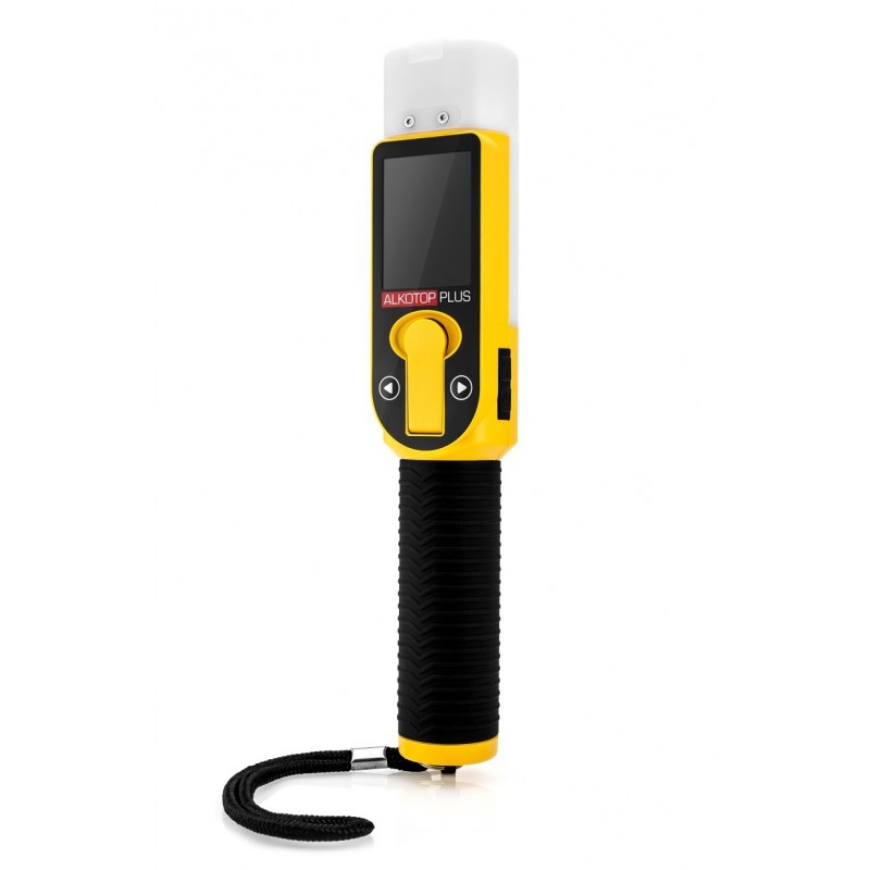 Alkomat przesiewowy Alkotop Plus, 280x50x41mm, czarno-żółty
